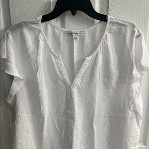 Counterparts Elegant White Blouse